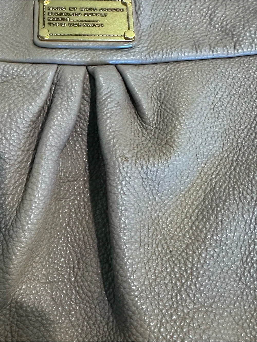 Marc By Marc Jacobs Classic Leather Hobo Bag Purse